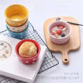 2021 amazon top seller Ceramic manufacturer Small cup and bowl for cup cake, dessert ice cream cup